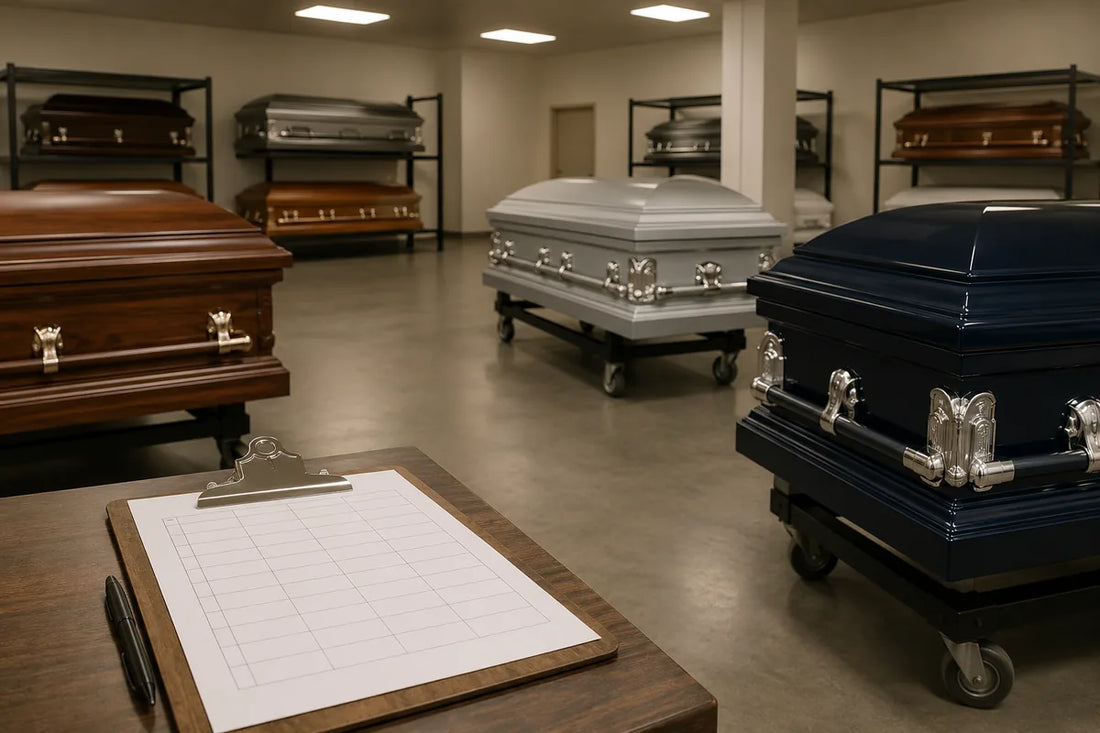 How to Set Casket Inventory Par Levels for a Funeral Home