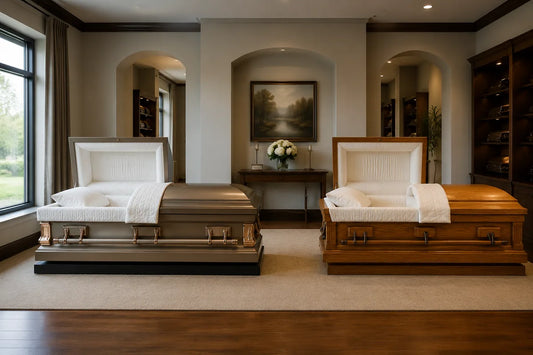 Metal vs. Wood Caskets: Building the Right Wholesale Assortment