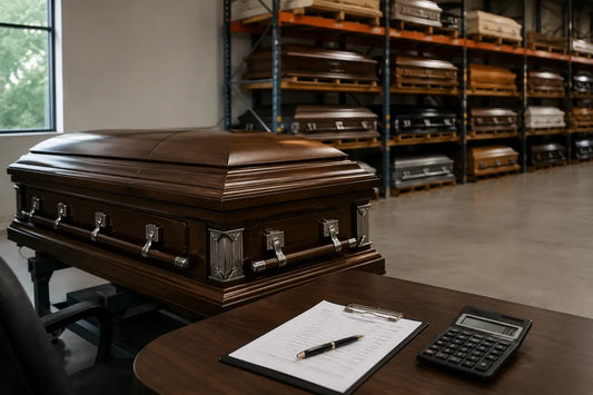 Single-Unit vs. Container Casket Ordering: A Funeral Home Buyer’s Guide